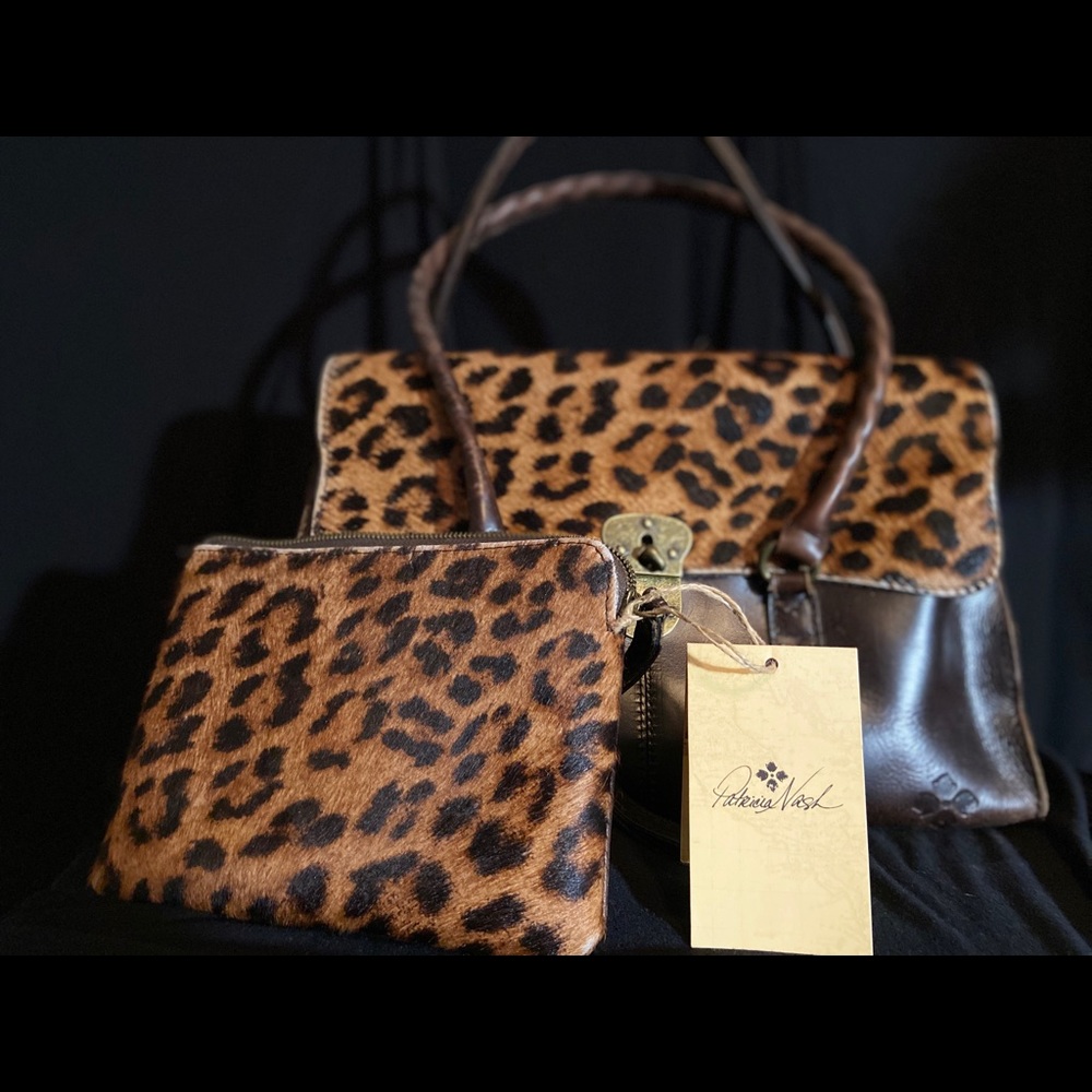 Patricia Nash large distressed satchel